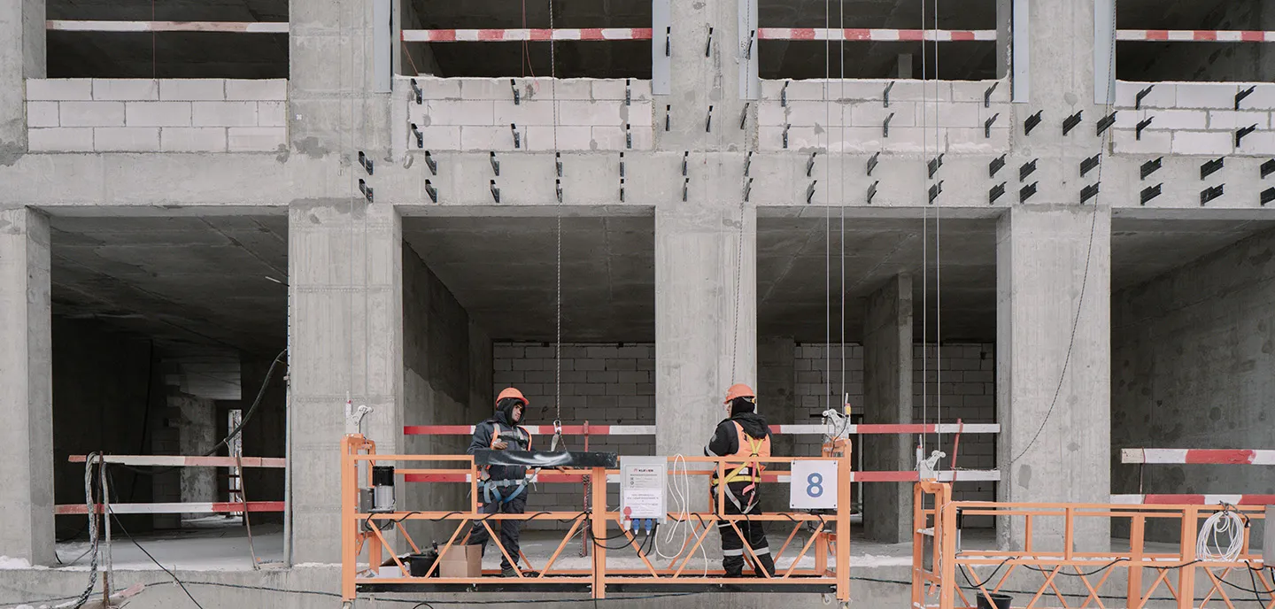 ЖК Мангазея на Речном ход строительства