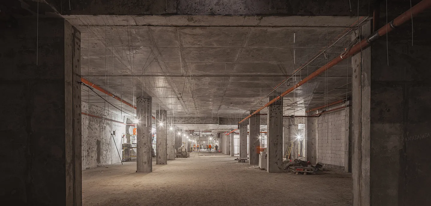 ЖК Мангазея на Речном ход строительства