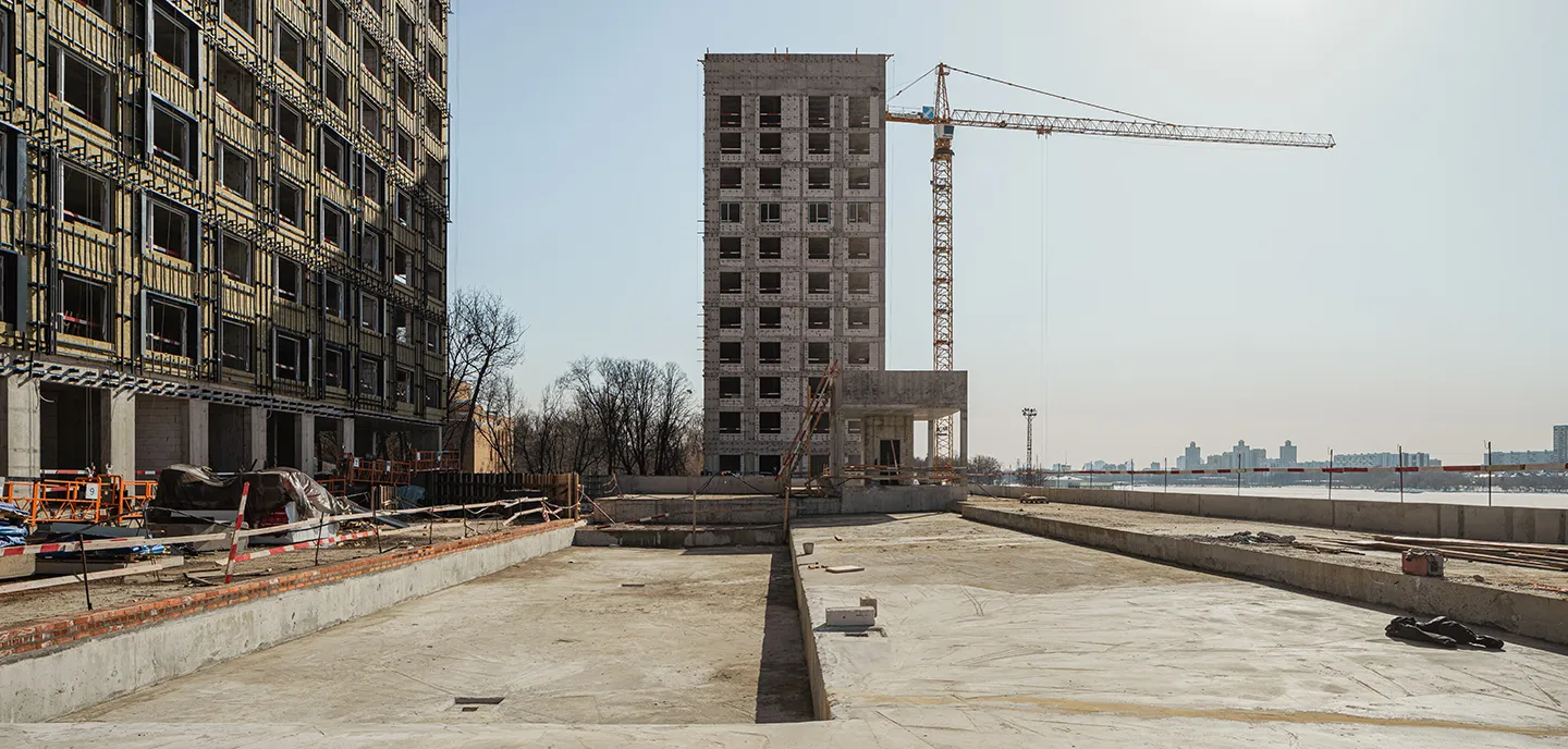 ЖК Мангазея на Речном ход строительства