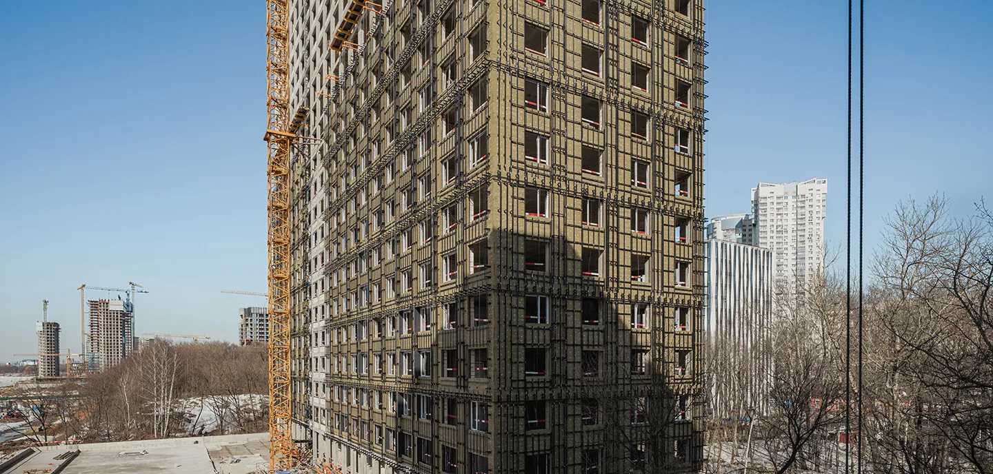 ЖК Мангазея на Речном ход строительства