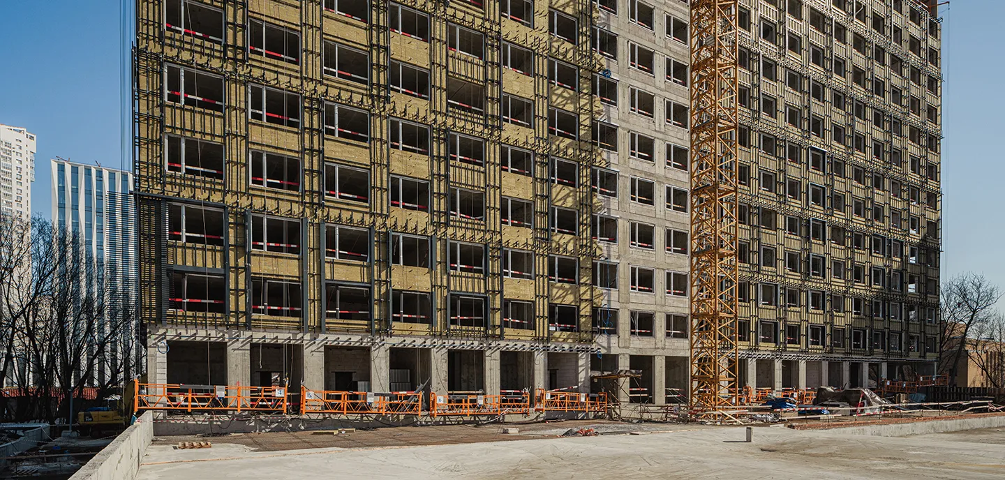 ЖК Мангазея на Речном ход строительства