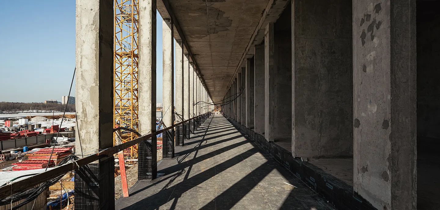 ЖК Мангазея на Речном ход строительства