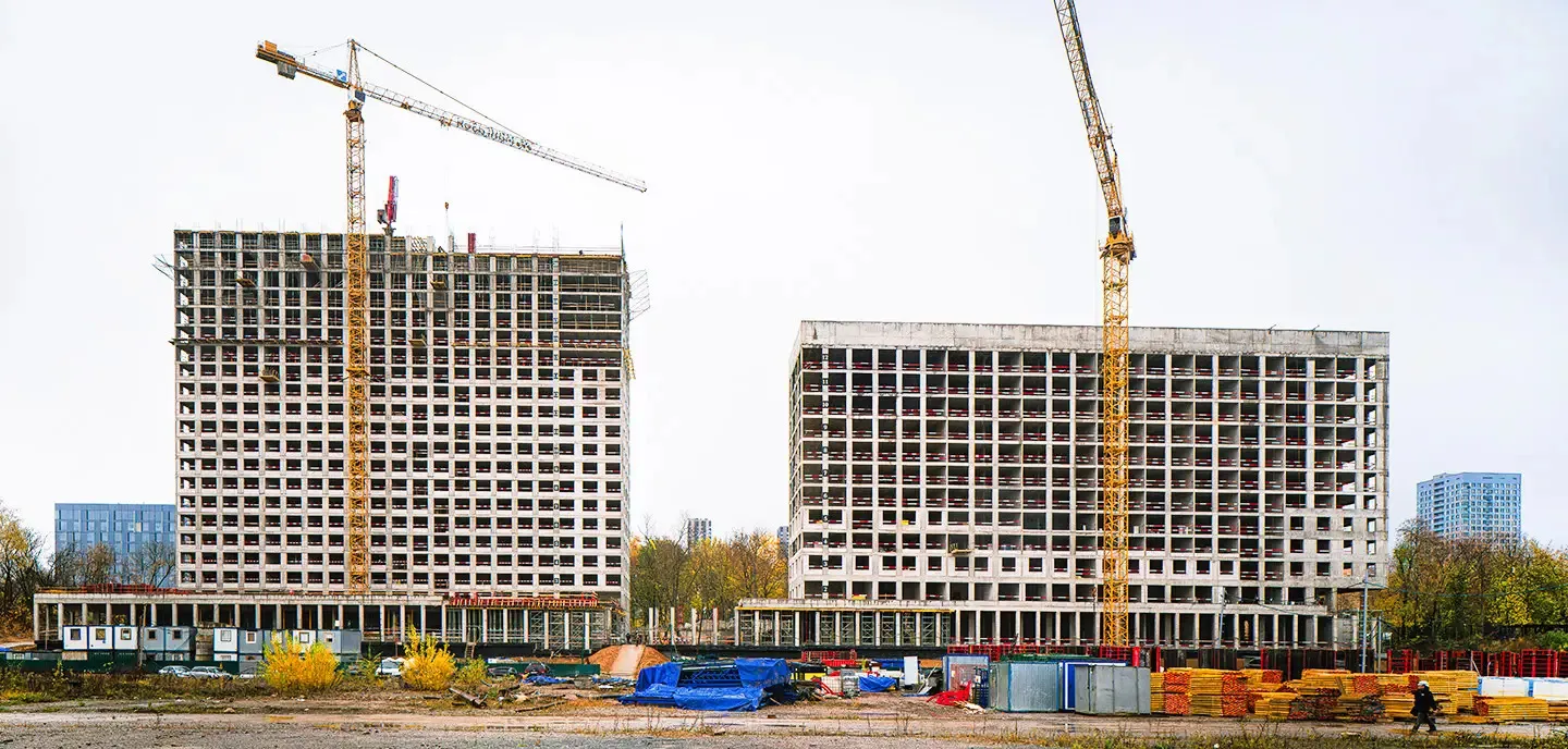 ЖК Мангазея на Речном ход строительства