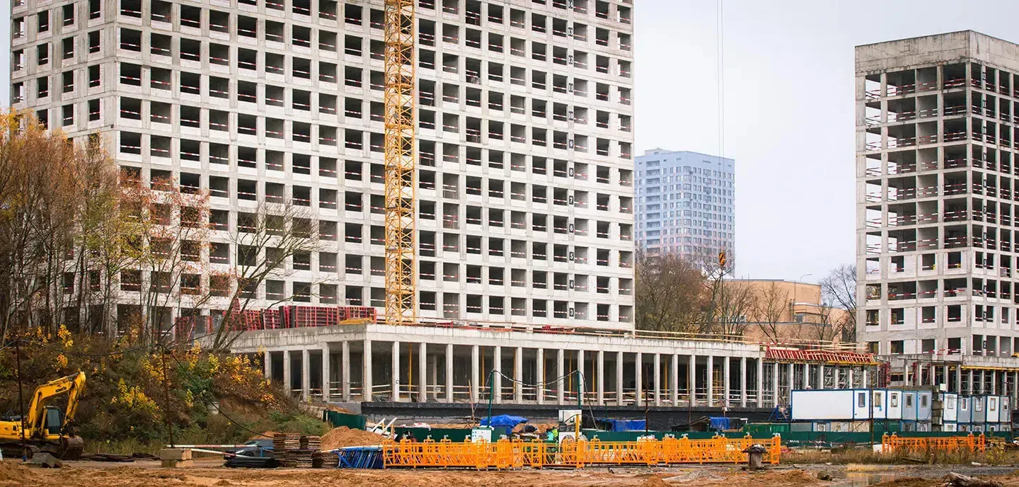 ЖК Мангазея на Речном ход строительства