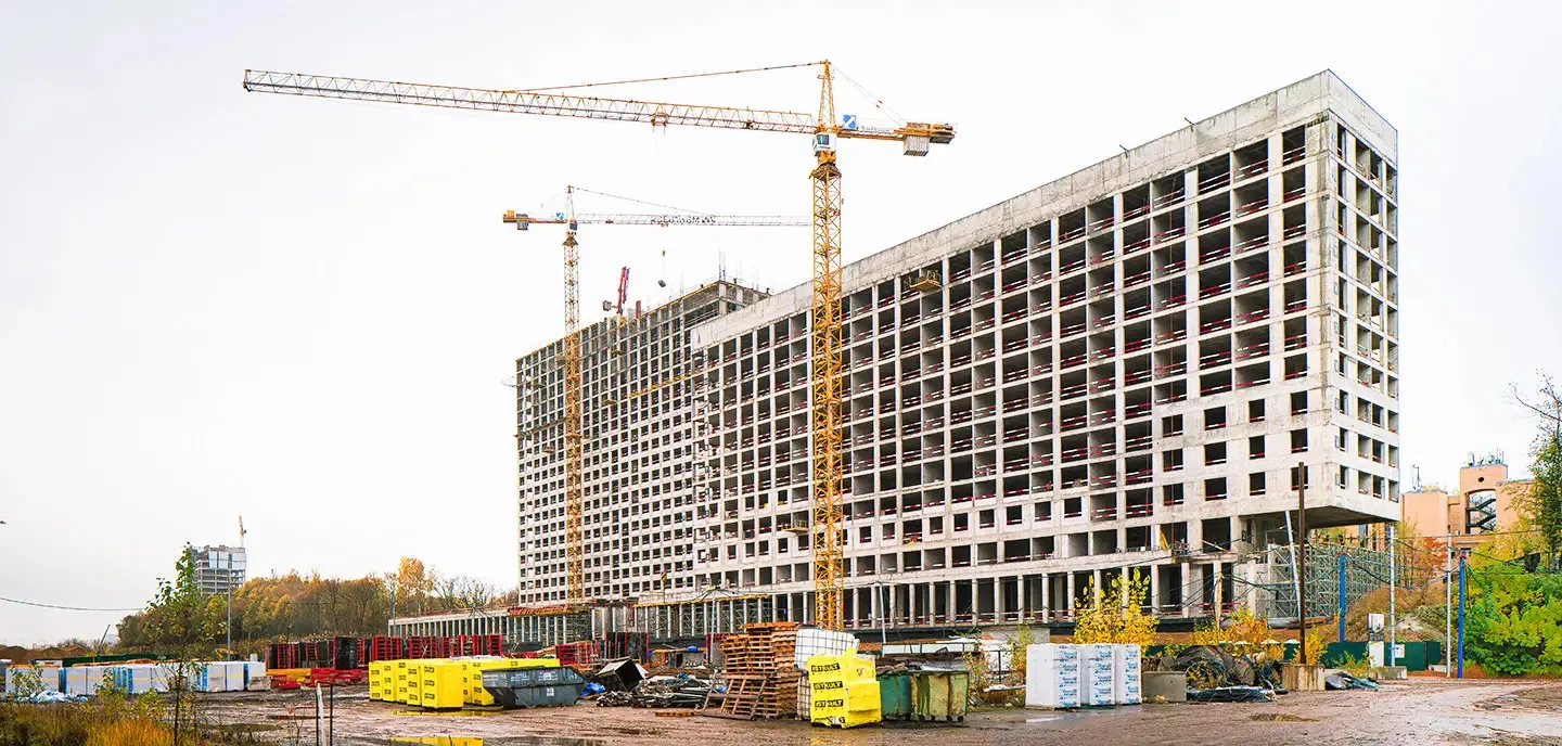 ЖК Мангазея на Речном ход строительства