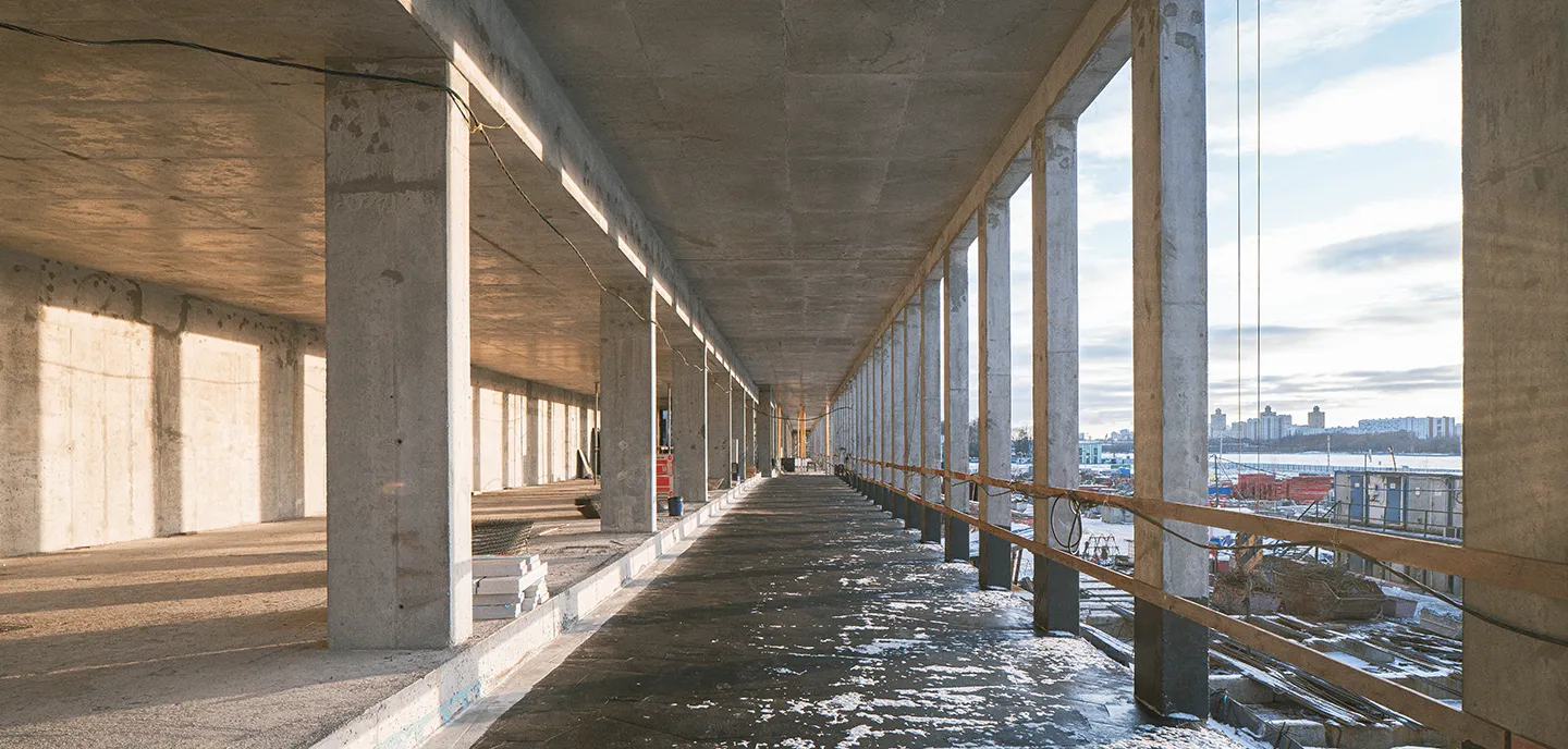 ЖК Мангазея на Речном ход строительства