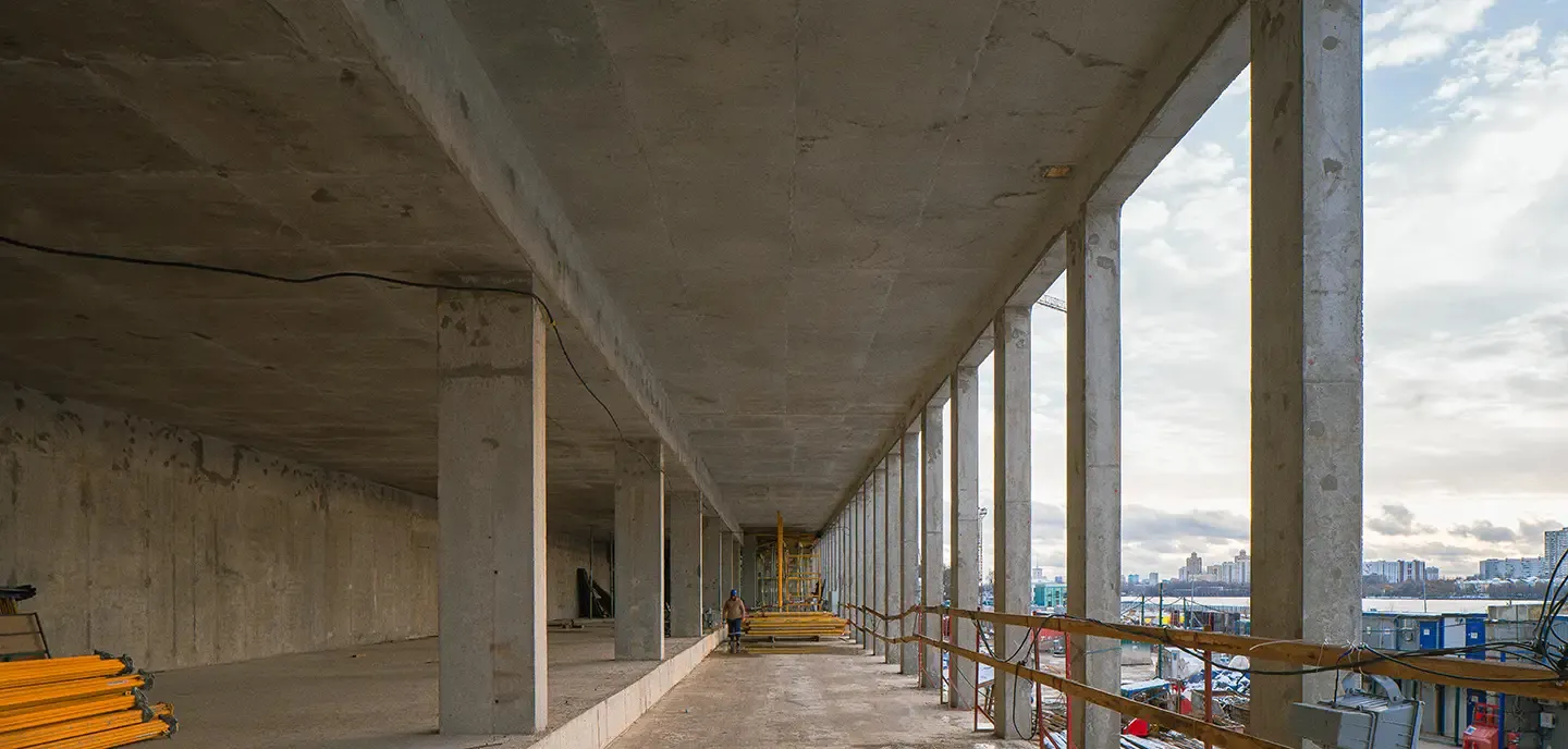 ЖК Мангазея на Речном ход строительства