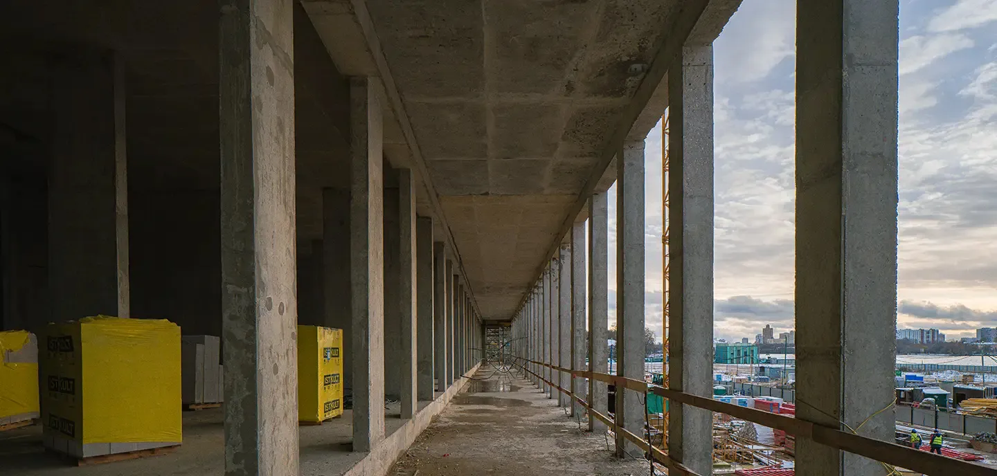 ЖК Мангазея на Речном ход строительства