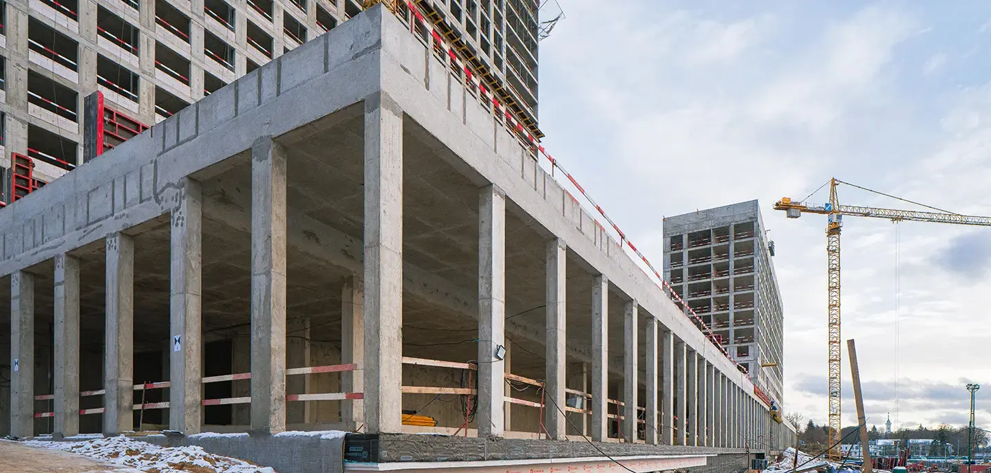 ЖК Мангазея на Речном ход строительства