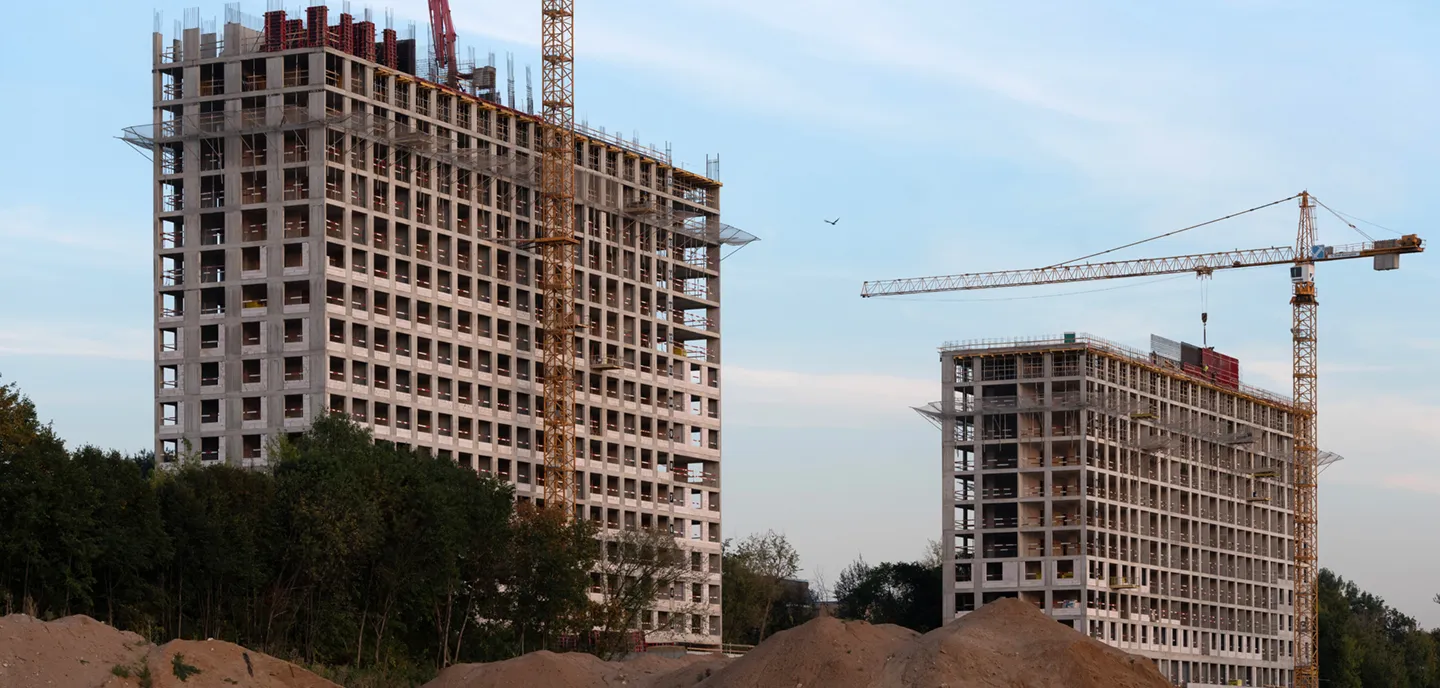 ЖК Мангазея на Речном ход строительства