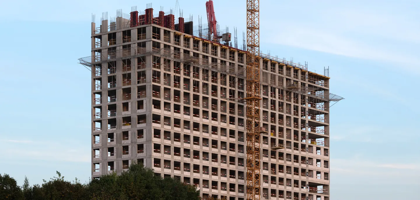 ЖК Мангазея на Речном ход строительства