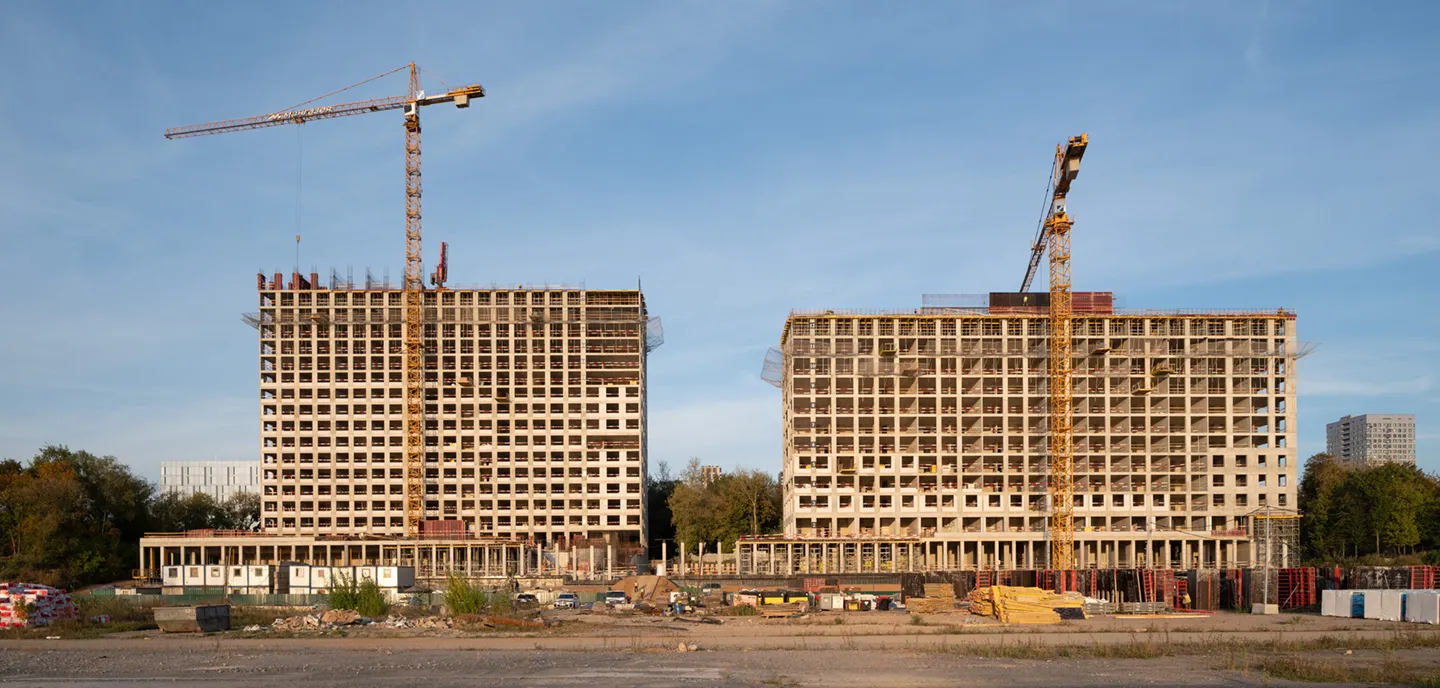 ЖК Мангазея на Речном ход строительства