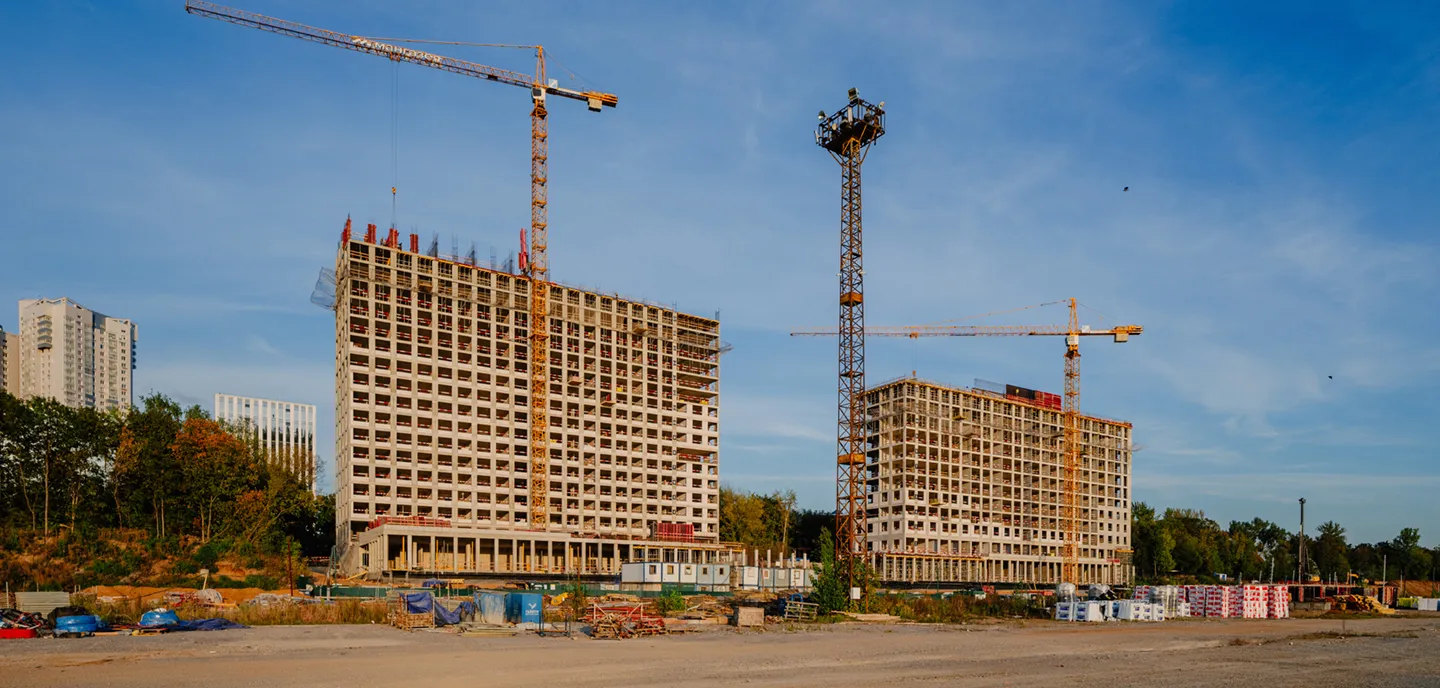 ЖК Мангазея на Речном ход строительства