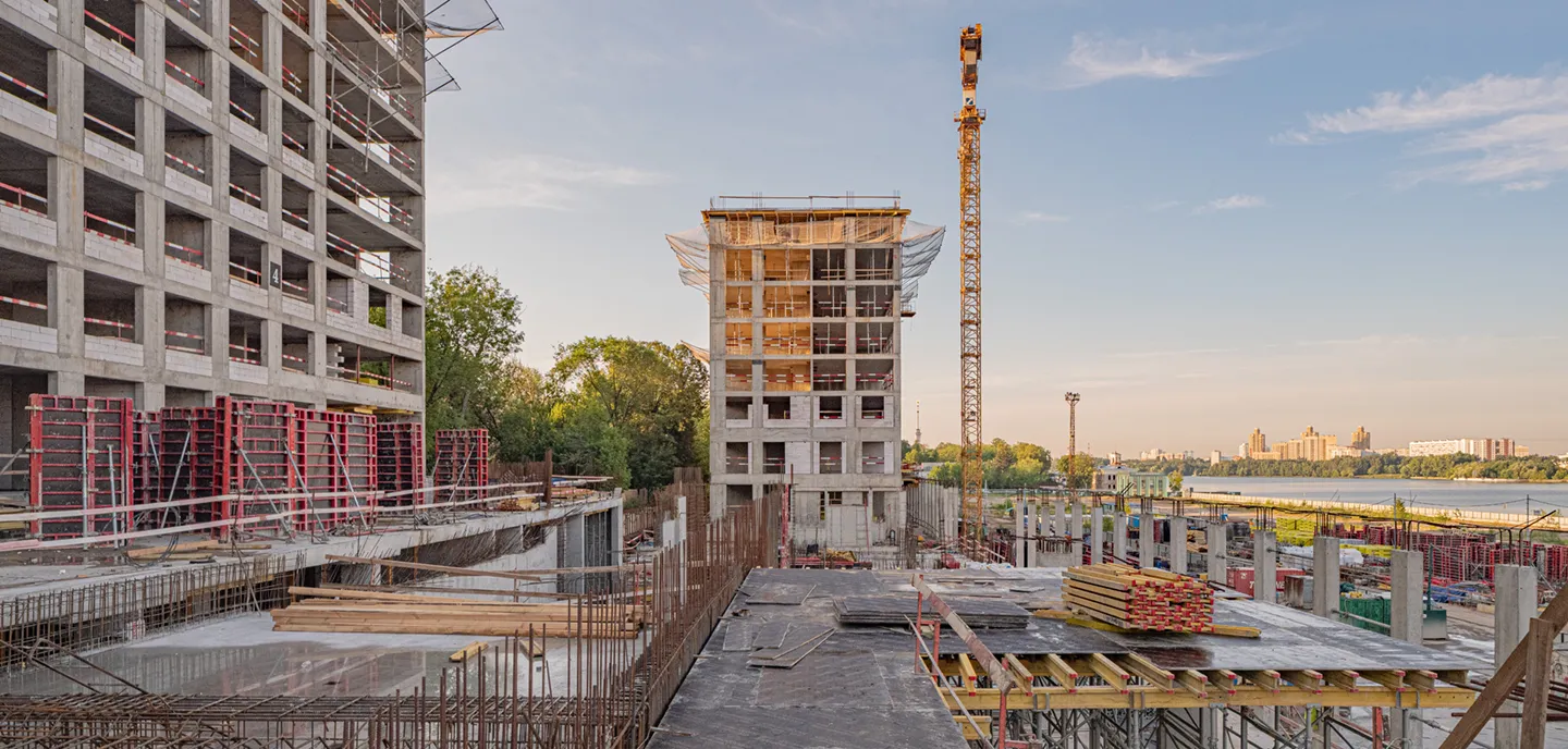 ЖК Мангазея на Речном ход строительства