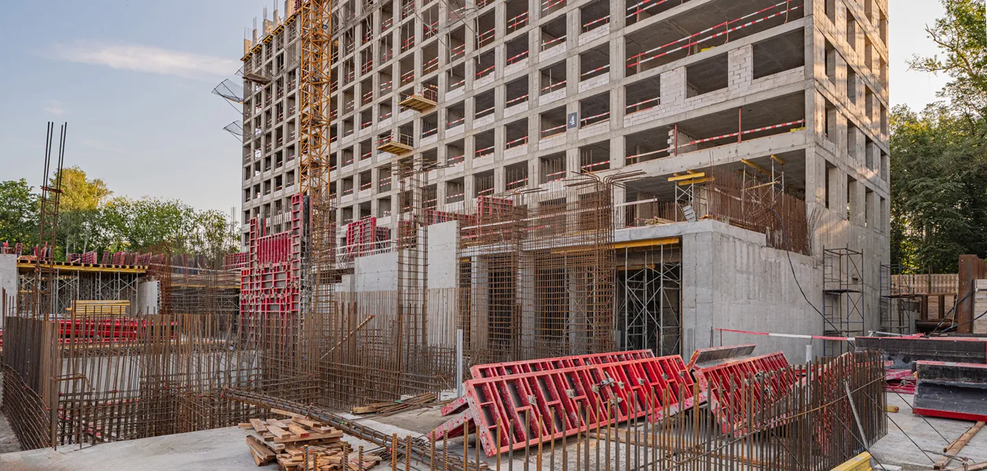 ЖК Мангазея на Речном ход строительства