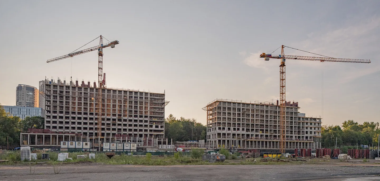ЖК Мангазея на Речном ход строительства
