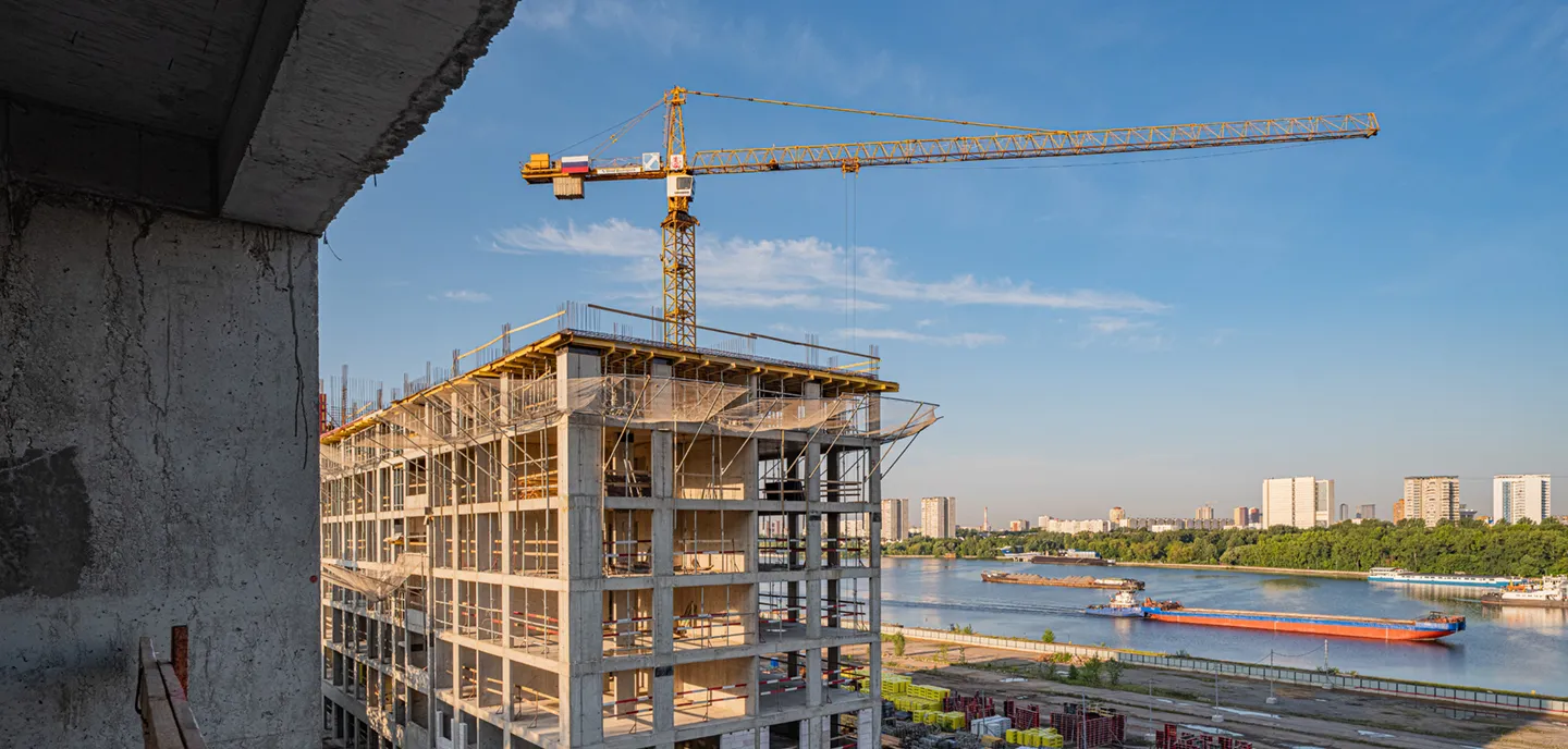 ЖК Мангазея на Речном ход строительства