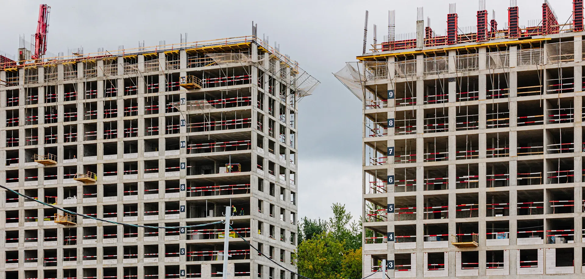 ЖК Мангазея на Речном ход строительства