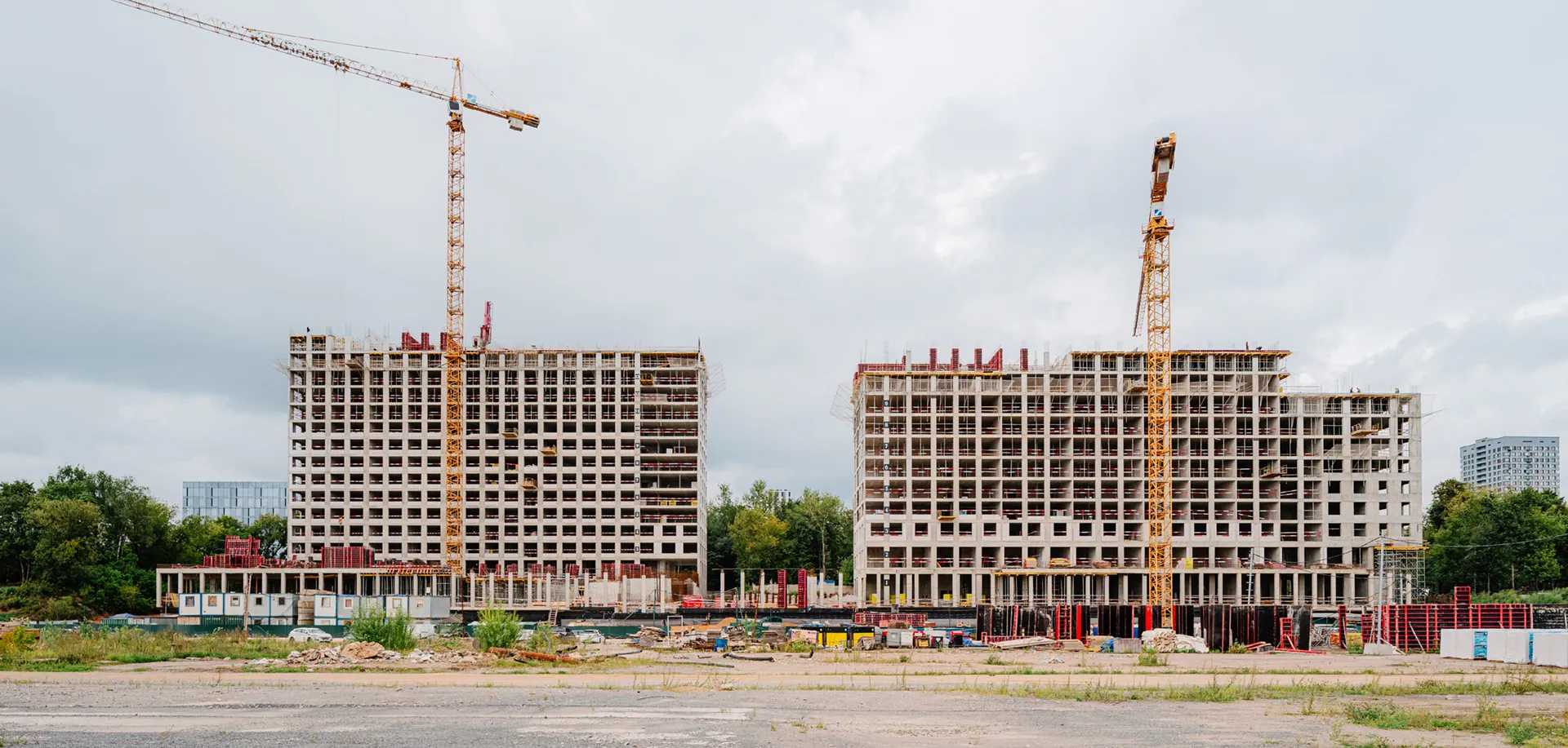 ЖК Мангазея на Речном ход строительства