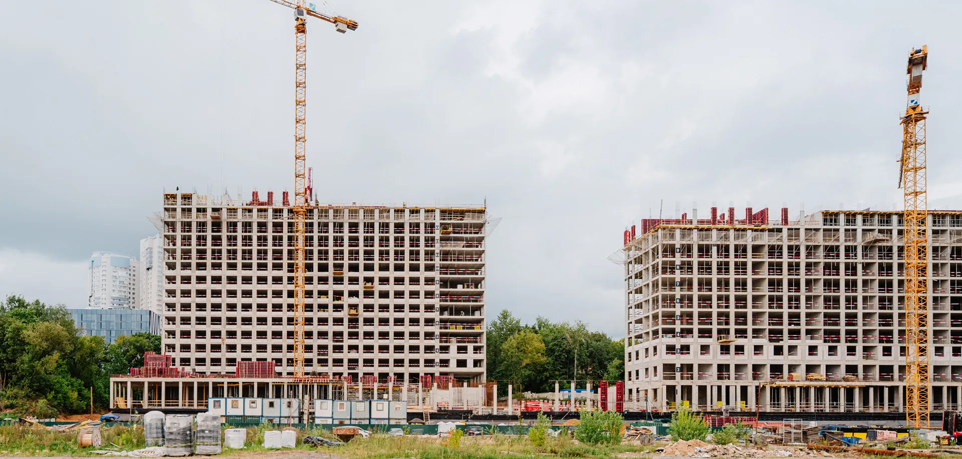 ЖК Мангазея на Речном ход строительства