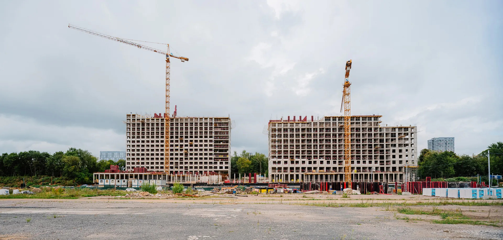 ЖК Мангазея на Речном ход строительства