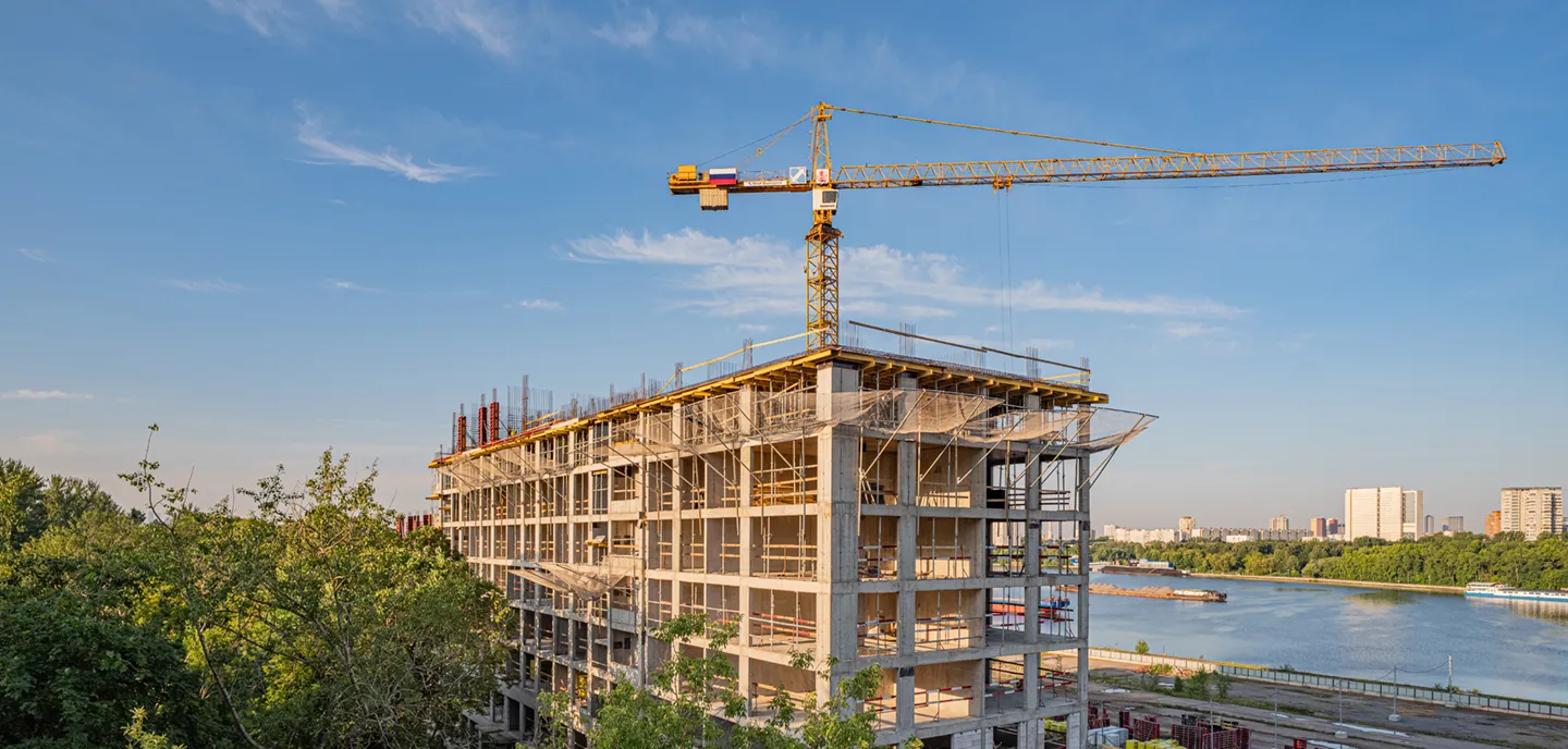 ЖК Мангазея на Речном ход строительства