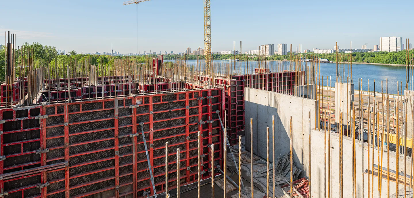 ЖК Мангазея на Речном ход строительства