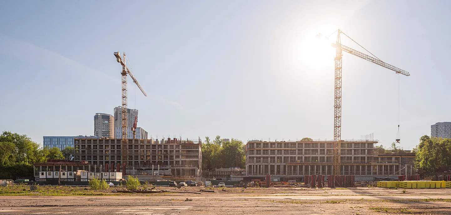 ЖК Мангазея на Речном ход строительства