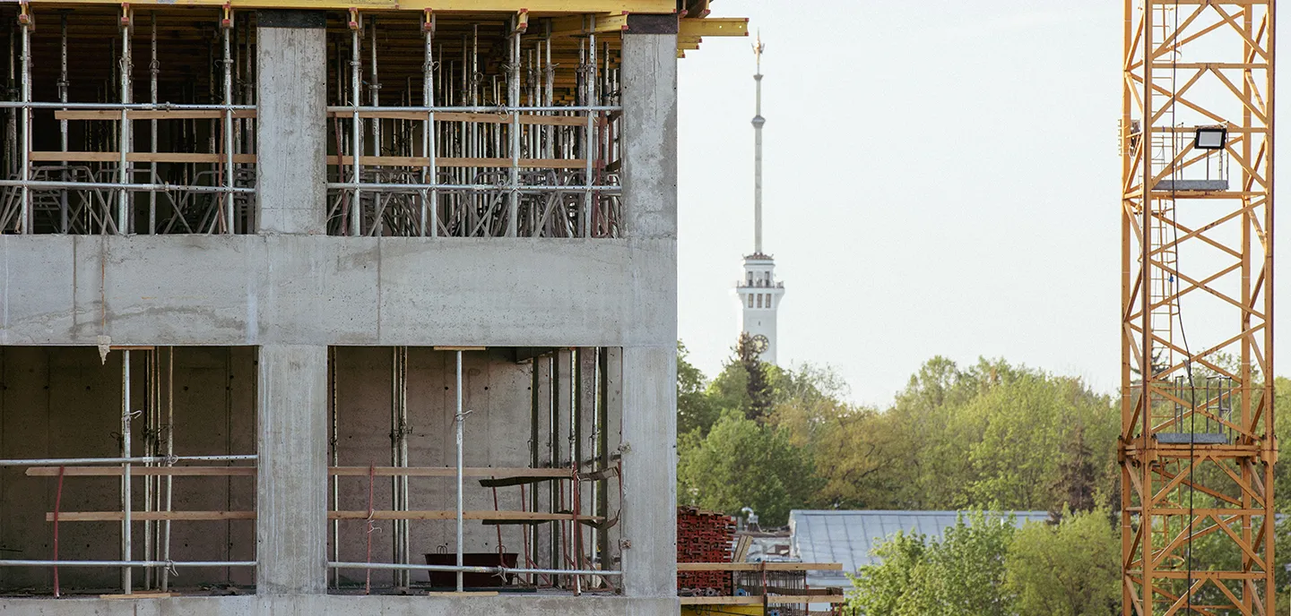 ЖК Мангазея на Речном ход строительства