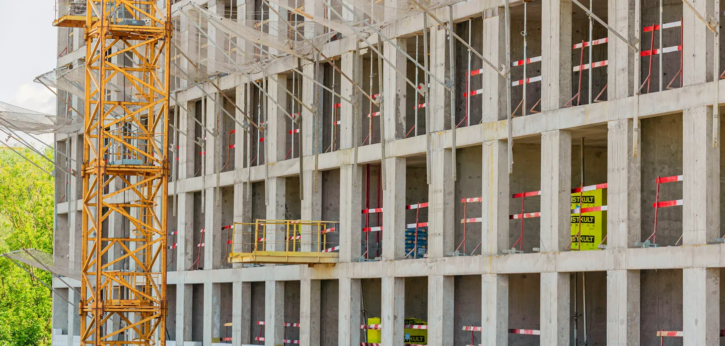 ЖК Мангазея на Речном ход строительства