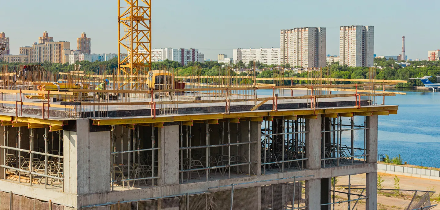 ЖК Мангазея на Речном ход строительства