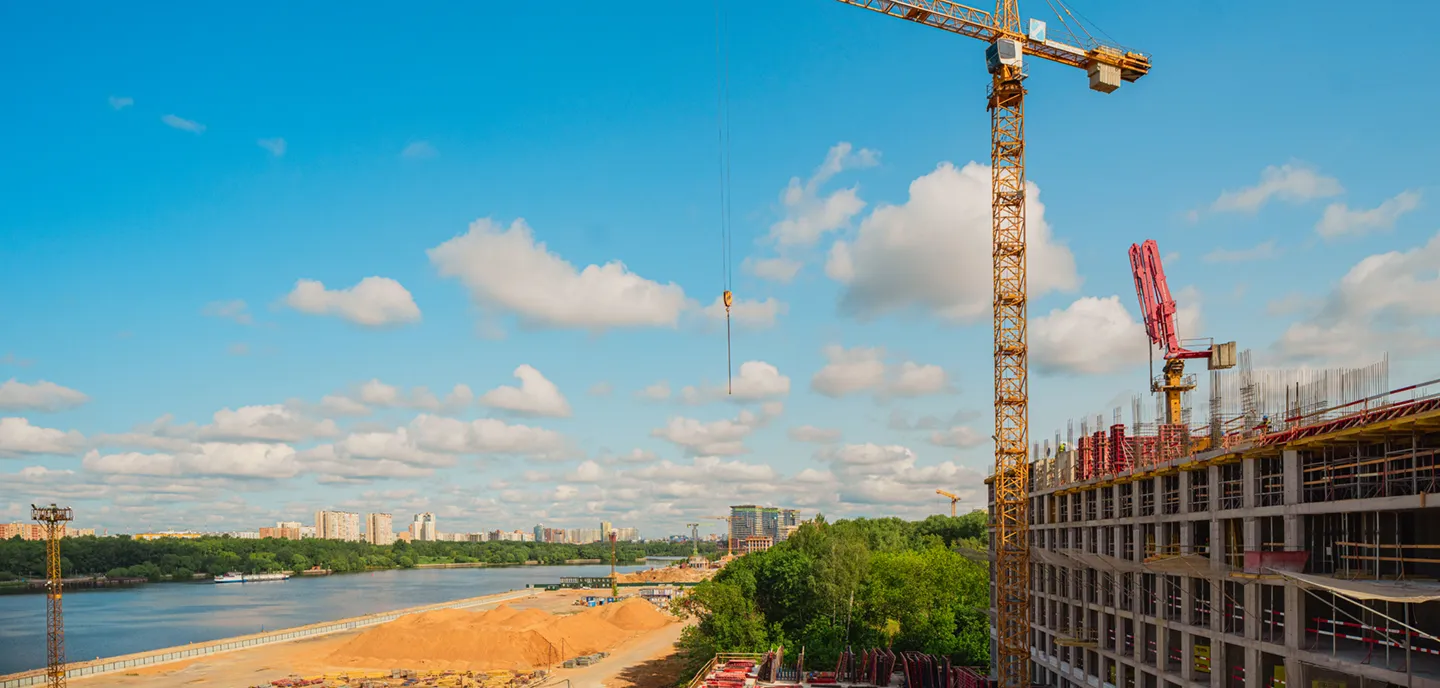 ЖК Мангазея на Речном ход строительства