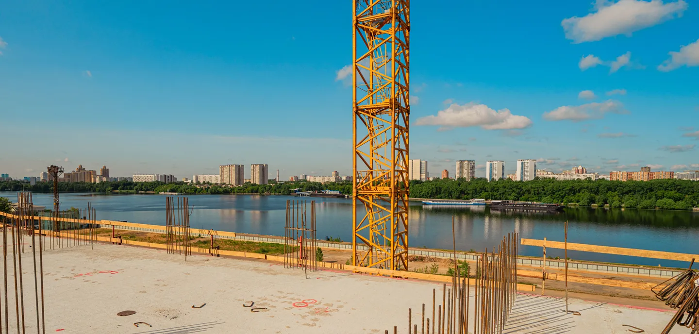 ЖК Мангазея на Речном ход строительства