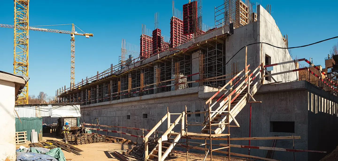 ЖК Мангазея на Речном ход строительства