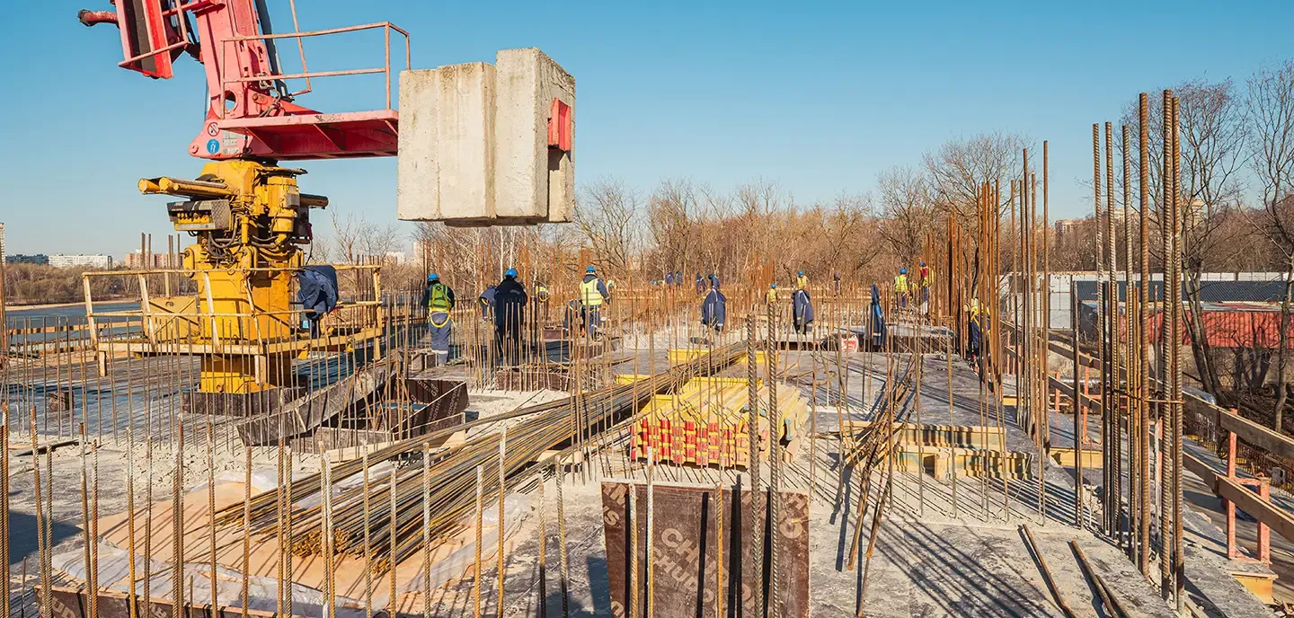 ЖК Мангазея на Речном ход строительства