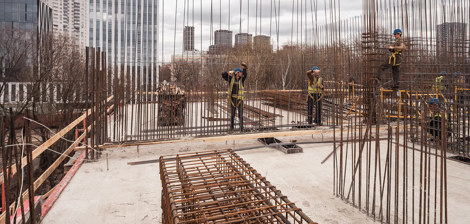 ЖК Мангазея на Речном ход строительства