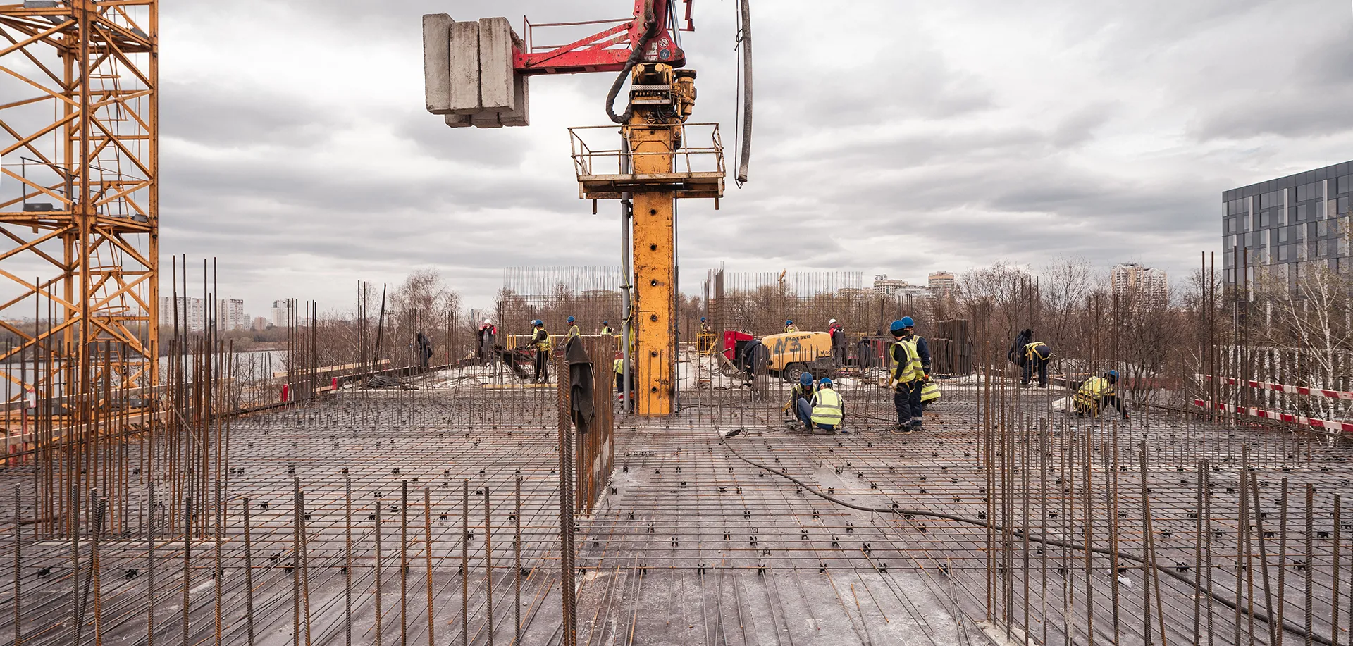 ЖК Мангазея на Речном ход строительства