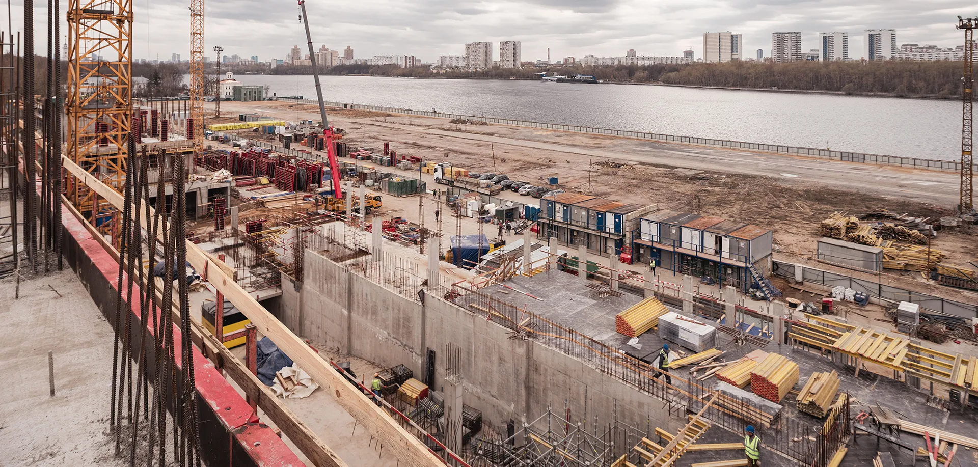 ЖК Мангазея на Речном ход строительства