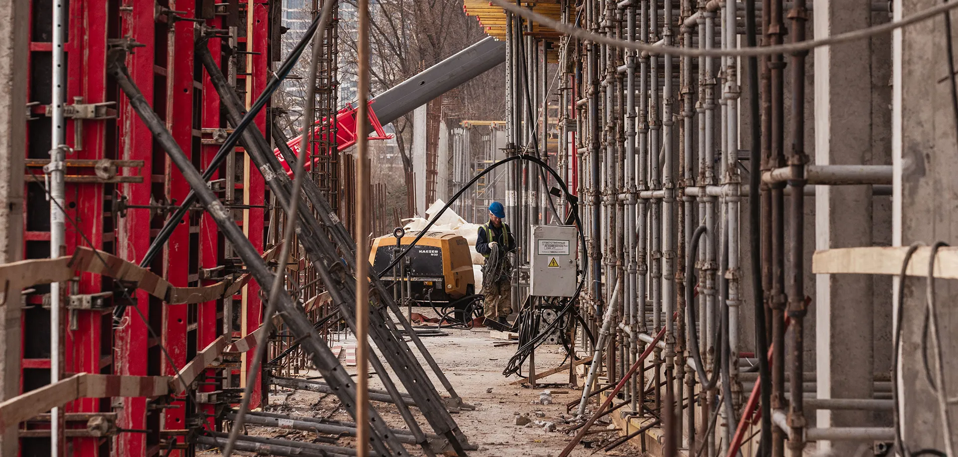 ЖК Мангазея на Речном ход строительства