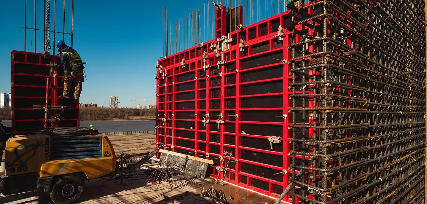 ЖК Мангазея на Речном ход строительства