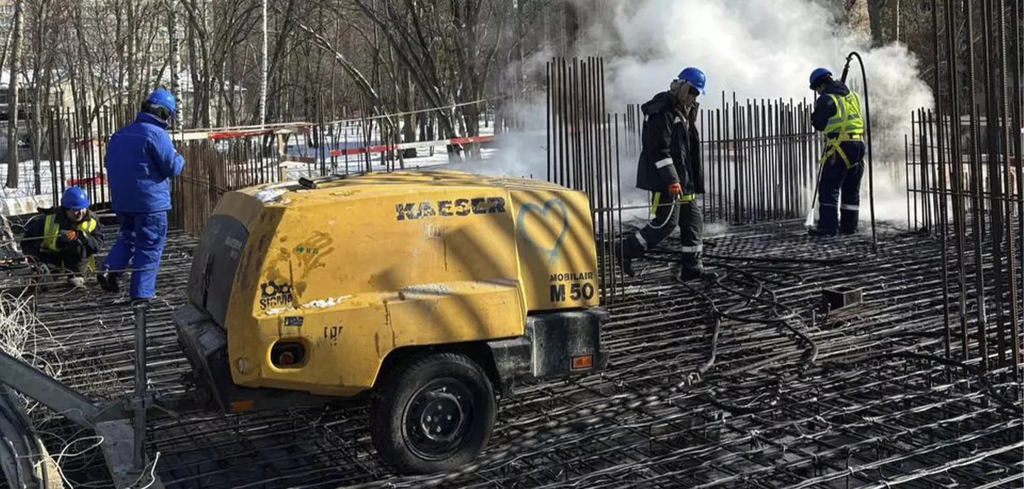 ЖК Мангазея на Речном ход строительства