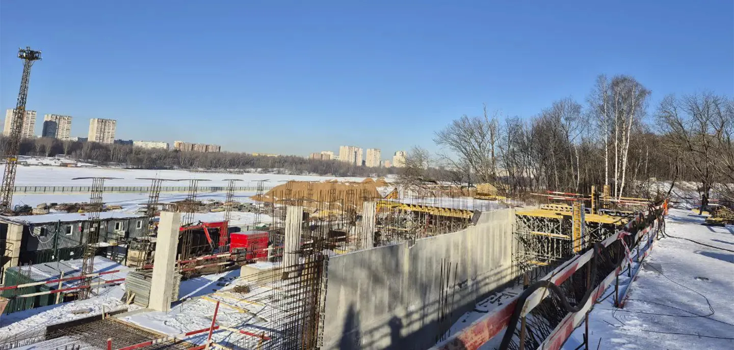 ЖК Мангазея на Речном ход строительства