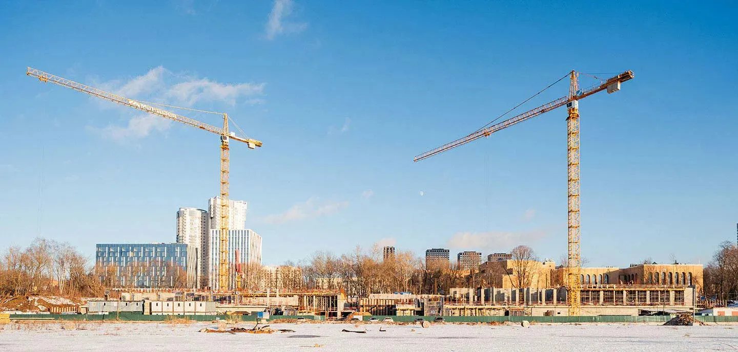 ЖК Мангазея на Речном ход строительства