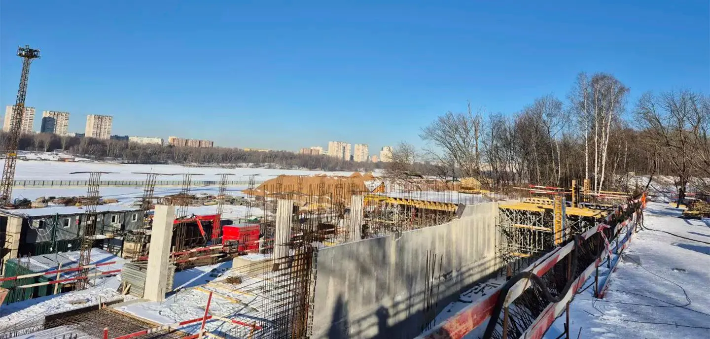 ЖК Мангазея на Речном ход строительства