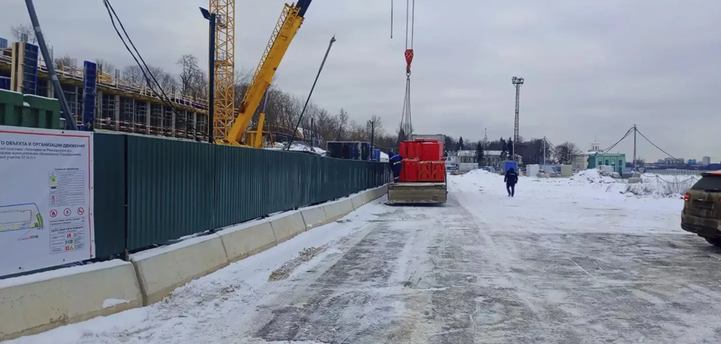 ЖК Мангазея на Речном ход строительства
