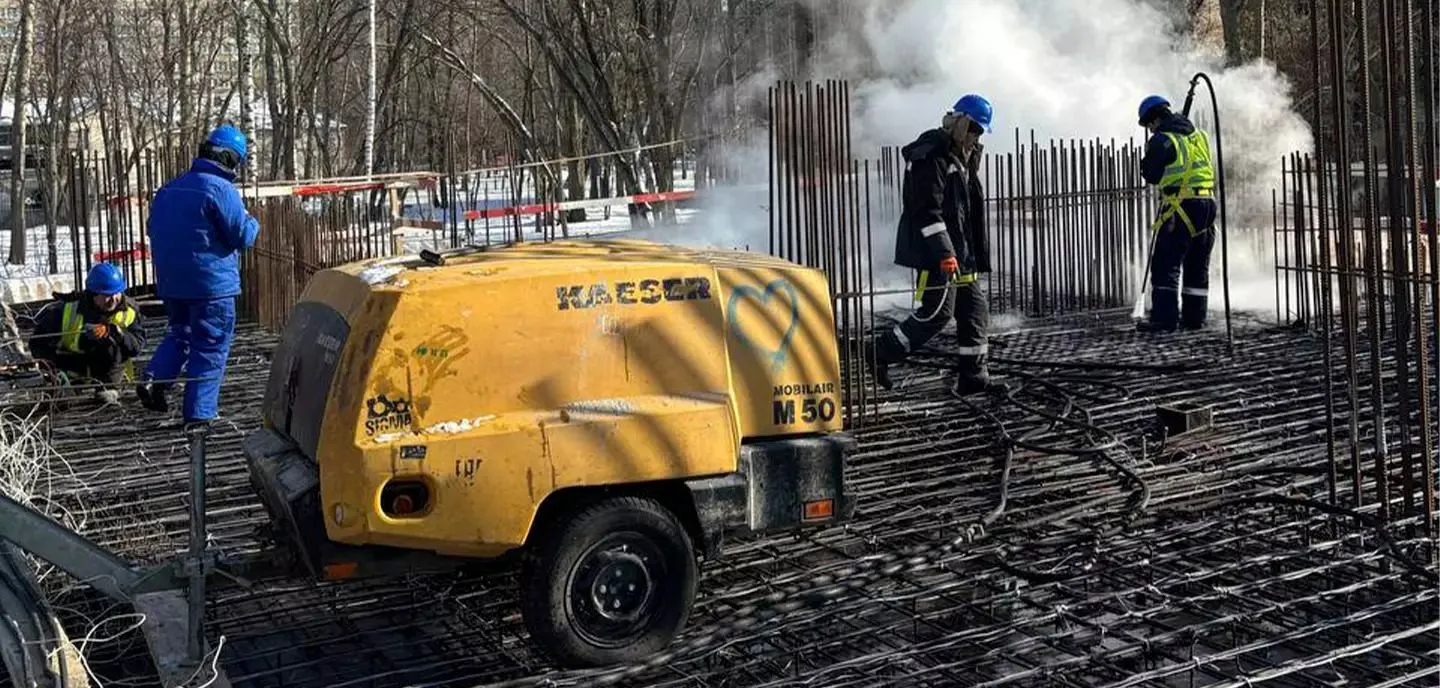 ЖК Мангазея на Речном ход строительства