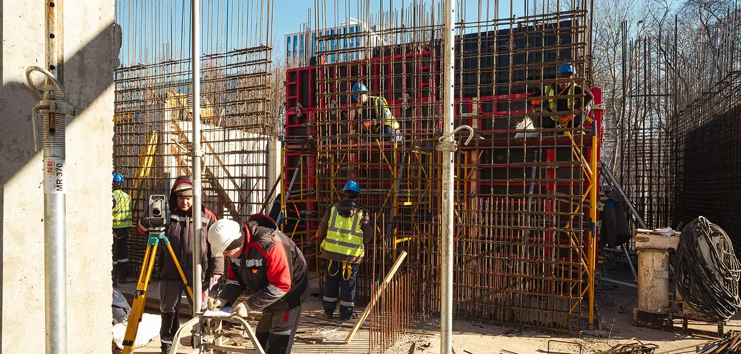 ЖК Мангазея на Речном ход строительства