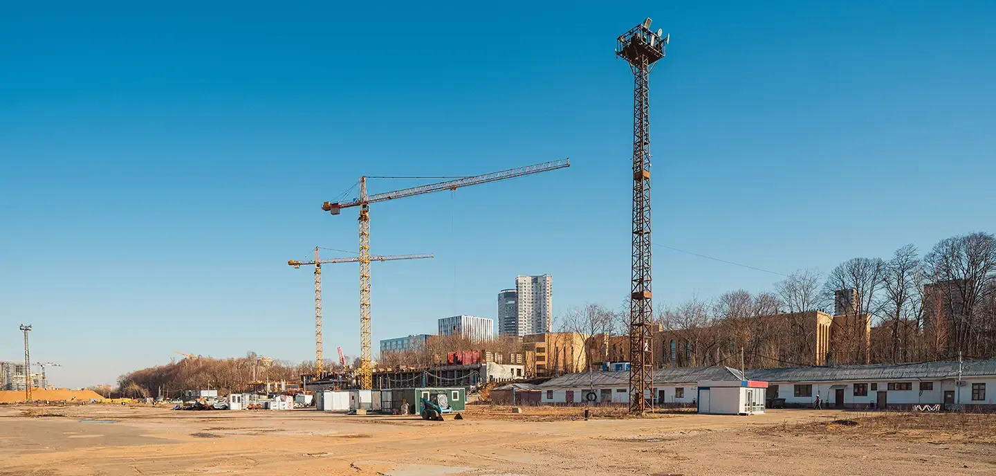 ЖК Мангазея на Речном ход строительства