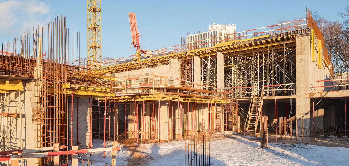 ЖК Мангазея на Речном ход строительства