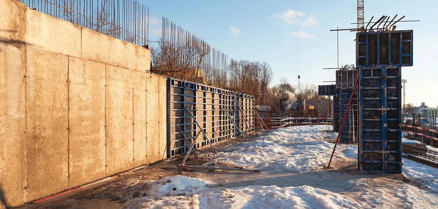 ЖК Мангазея на Речном ход строительства